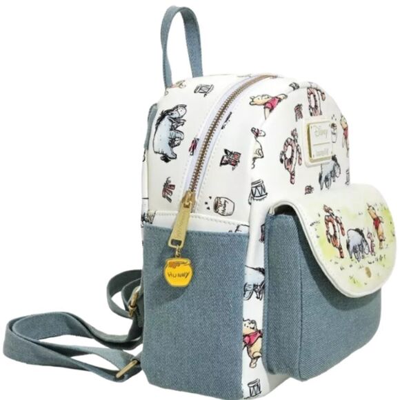 Loungefly Disney Classic Winnie the Pooh Mini Backpack - Picture 3 of 5